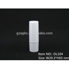 Agraciada plástico redondo lápiz labial tubo contenedor DL104, taza tamaño 11.8/12.1/12.7mm, colores de encargo